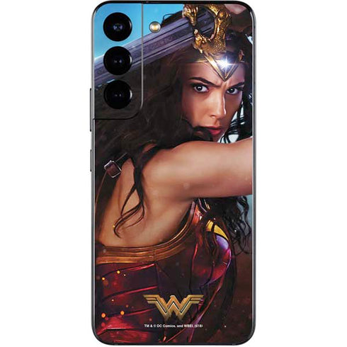 DC Comics Wonder Woman Battle Ready Poster Galaxy S22 Skin